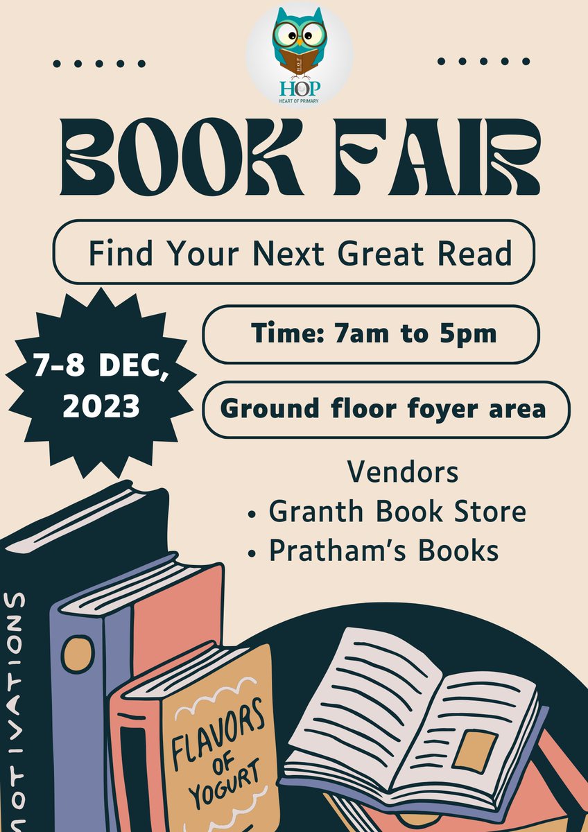 📚 Excitement is building up as we gear up for the first academic year book fair! 🎉 Get ready to dive into a world of knowledge, imagination, and endless possibilities. 🌟 Mark your calendars and join us in celebrating the joy of reading! 📖✨ #BookFair @ois_primary