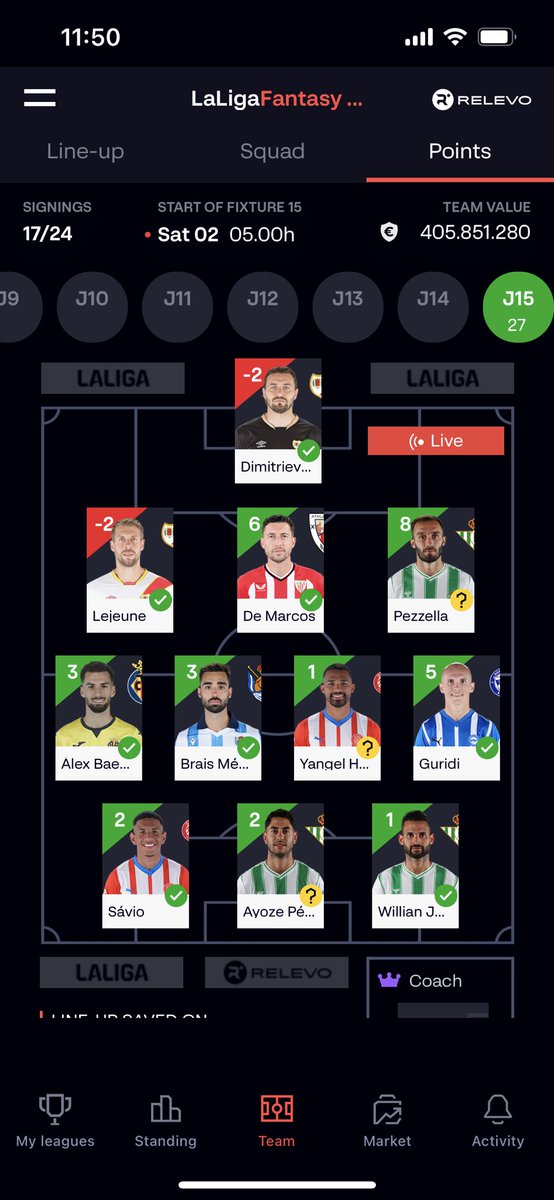 alainkun's tweet photo. @JoseCarrasco_98 Mira que liada! 27 puntos! Todos los jugadores titulares!
El Rayo un desastre…
Yangel, Ayoze, Willian todos substituidos en la primera parte🤦‍♂️
Me deje a Lewandoski en el banquillo por el partido dificil que tenia y porque confiaba 100% en el Betis contra el Almeria https://t.co/hsnkvRXIOd