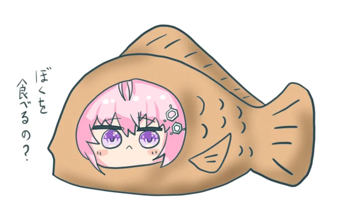 #こよりすけっち たいやきこよちゃん。