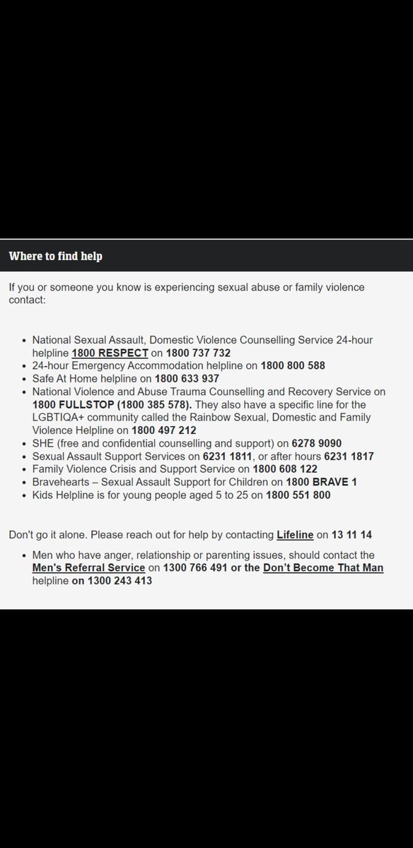 Brittany Higgins has revealed that last time she was cross examined it resulted in her trying to take her life & spending a week in hospital. This is the price of cross examination Please everyone out there know support is available. YOU ARE NOT ALONE. SUPPORT EACH OTHER