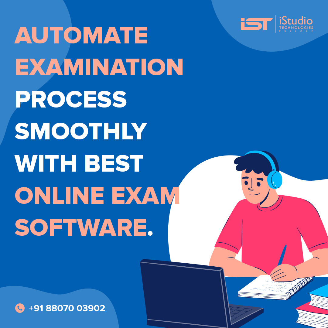 istudiotech's tweet image. Automate examination process smoothly with best online exam software.

#softwaredevelopmentcompanyinchennai #onlineexamsoftwaredevelopmentserviceschennai #onlineexamsoftwareservices #Softwaredevelopment #OnlineExaminationSoftwaredevelopmentcompany #istudiotechnologies