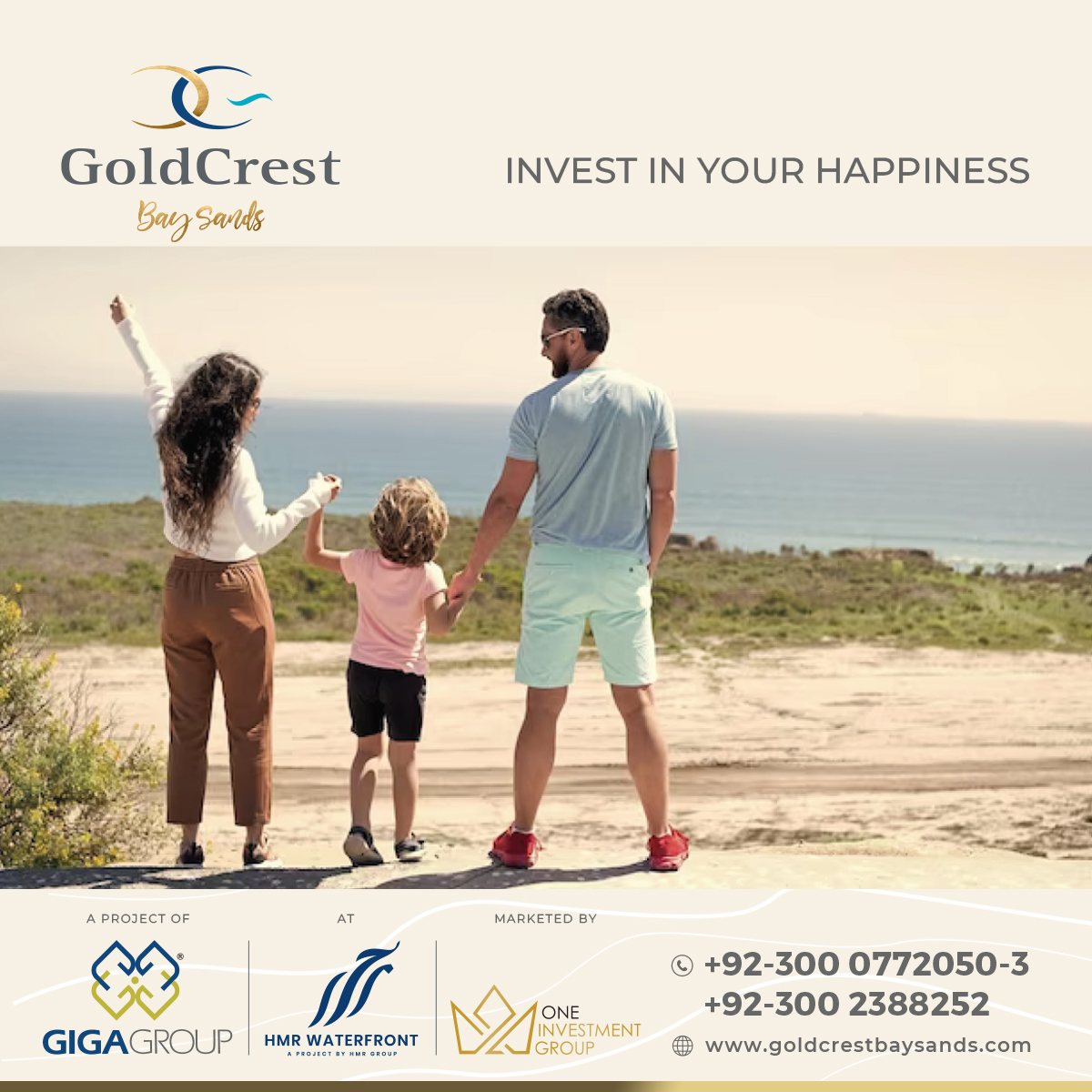 Secure your future and happiness with Goldcrest Bay Sands. Your investment in luxury living starts here.

#goldcrestbaysands #gigagroup #hmrwaterfront #karachi #dhaphase8 #pakistan #propertydevelopment #propertyinvestment #goldcrestbaysandscomingsoon #investmentparadise