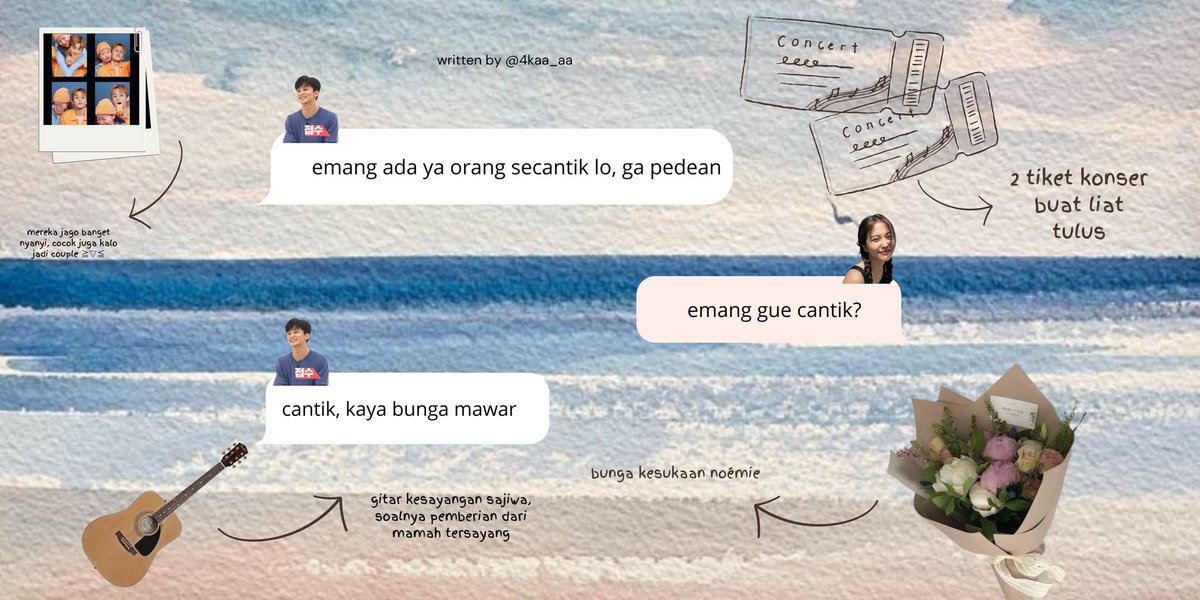 ;Ketika Laut Menyapa

— Mark Lee ft. Yeri  an alternatif universe 
written by 4kaa_aa