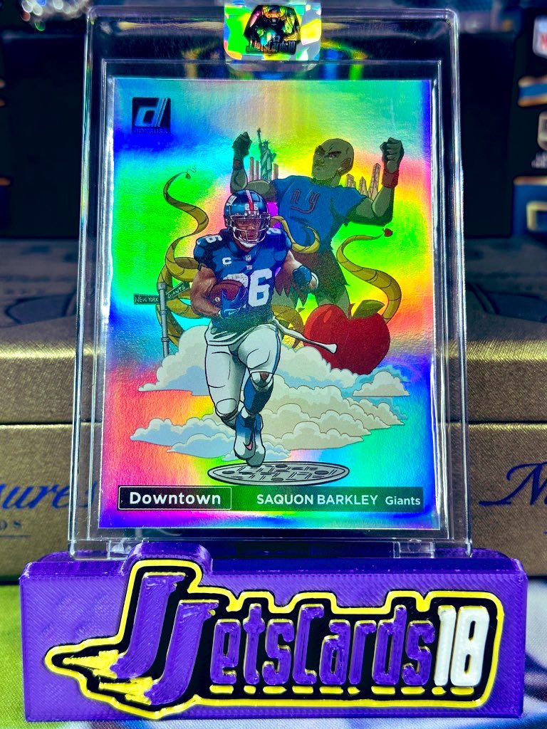 2023 Donruss Saquon Barkley Downtown Case Hit! Asking $200 obo shipped! @Hobby_Connect @sports_sell @CardboardEchoes @HobbyRetweet_ @hobbyretweeters @Nolacardtweets