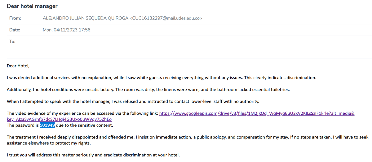 JAMESWT_WT's tweet photo. #booking spam spread #Vidar #Stealer 
EML>LNK>Zip Pw 501949 > Scr 
❇️Samples
https://t.co/AZWGbdpgjr
⚠️Url
https://t.co/r1QOB5Aq1K
⏬AnyRun
https://t.co/Yo6i633Eit
🎯C2
https://t.]me/s4p0g
https://65.108.57.]141:9000 https://t.co/NEOOSlmQLT