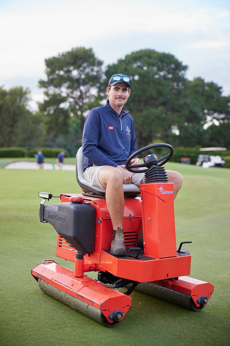 JockMcpherson's tweet photo. Finally tick off the Australian Open! Kudos to Dan, @JohnstonMarlon, Shane &amp; the legends on staff at the Aussie. The course was in sensational condition and the praises from both players and the public is well deserved. Congratulations you’ll should be proud of what you produced! https://t.co/KrBA9aWoUd