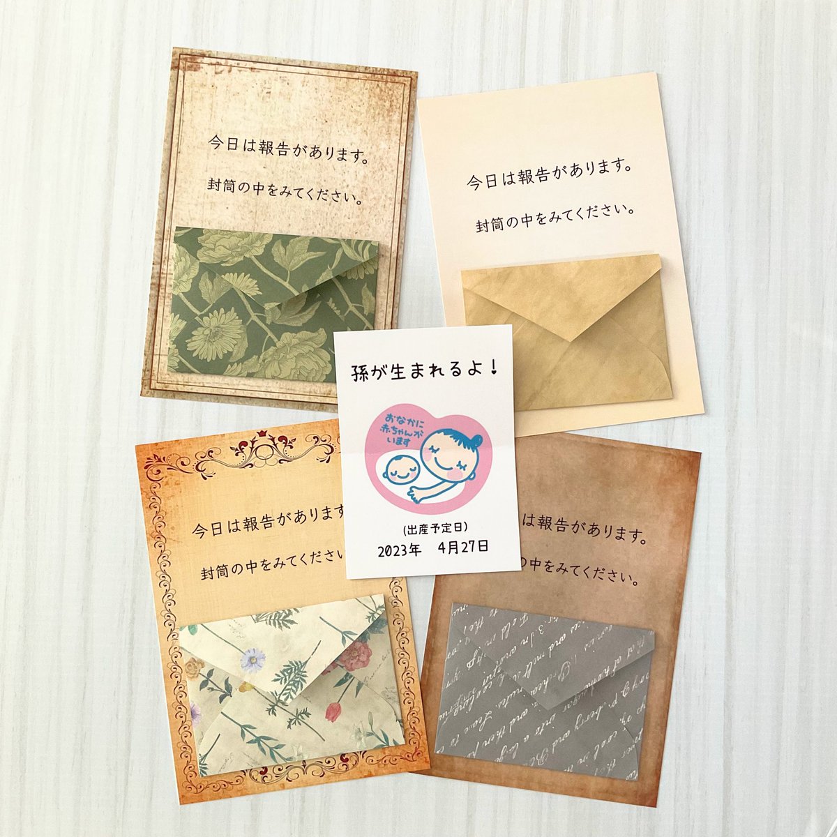 handmade_magu's tweet photo. 今月なんだか沢山購入して頂いてます🤣🤣感謝です🤩
こんなサプライズカードもありますよ😊ぜひ見ていってね✨
https://t.co/5vxgqV8WIz

 #マタニティ #ハンドメイド好きな方と繋がりたい #ハンドメイド好きな人と繋がりたい  #妊婦 #サプライズ https://t.co/RDg1hsCgXn