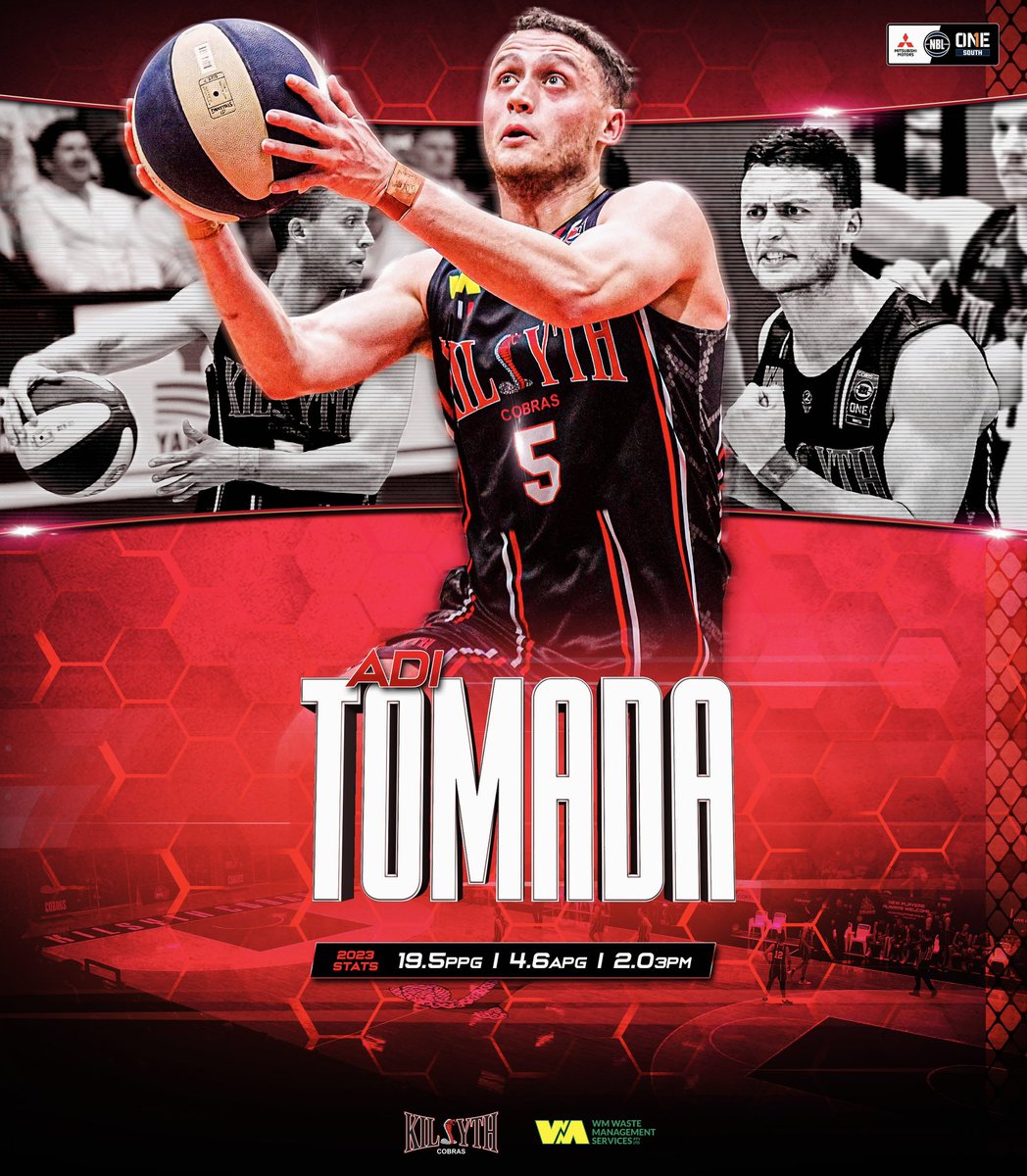 Star point guard Adi Tomada is back for the 2024 #NBL1 season 🐍

A key leader in the locker room and on the floor, the reigning Team MVP figures to be a central piece in a Cobra group that is set to return to postseason contention in 2024 👇

bit.ly/tomada-cobras-…
 #NBL1South