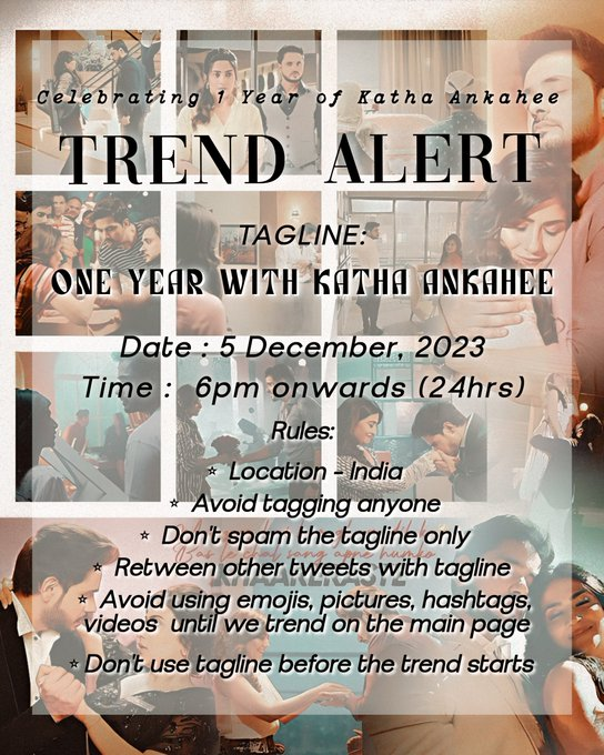 #KathaAnkahee is truly an inspiration, it  has our  heart, our soul, the breath of air that we need to liveOne  the reasons why we  wake up every day with a smile on our  faces waiting the day tobe spent living with our sukoon-a pure bliss of sheer brilliance.Happy 1 year to us!!