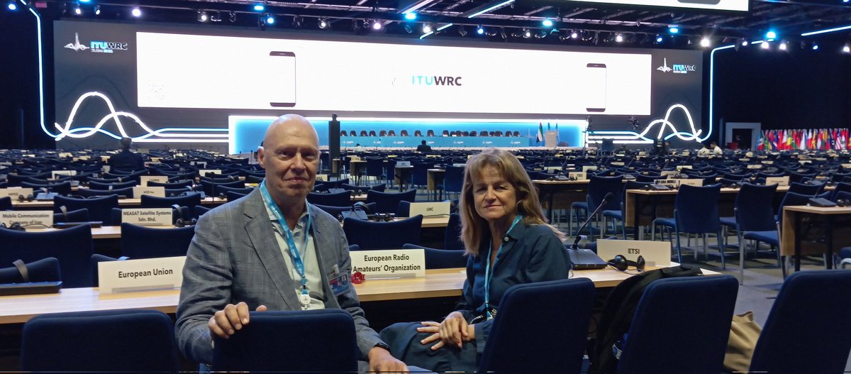 EURAO delegation at WRC-23 Dubai #ituwrc #hamr #hamradio #amateurradio <a href="/fediea/">Federacion Digital</a> <a href="/FeRaCat1/">FeRaCat</a>