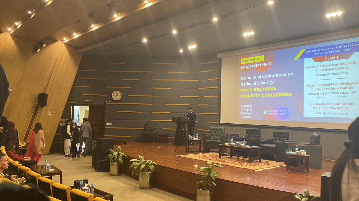 noor_ul_huda_22's tweet photo. All excited for the #FASSCONF23 , the day has arrived and enthusiastically looking forward to the most awaited interaction and informative event of the year . 
#AirUniversity 
#Islamabad 
@fass_air https://t.co/giKTCnuY6g