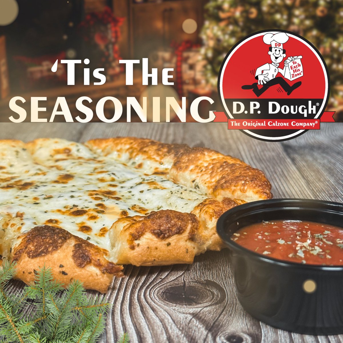 🧀 Calling all cheese lovers! 🧀
It's officially D.P. Dough Cheese Stix season! ❄️🎄 And let me tell you, this isn't your average late night snack! Order our gooey cheese stix topped with italian seasonings! 🤤 .. 
Order tonight through our mobile app 📱 
dpdough.com/appstore