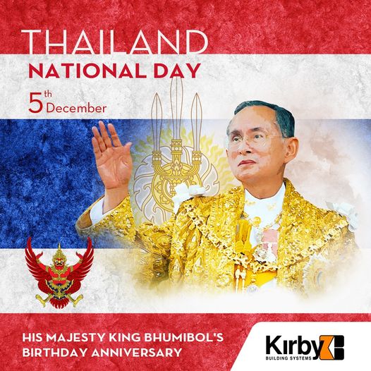 KirbyBuilding's tweet image. Wishing everyone a joyous celebration on this special day! #KingBhumibol #KirbyFamily #unityincelebration