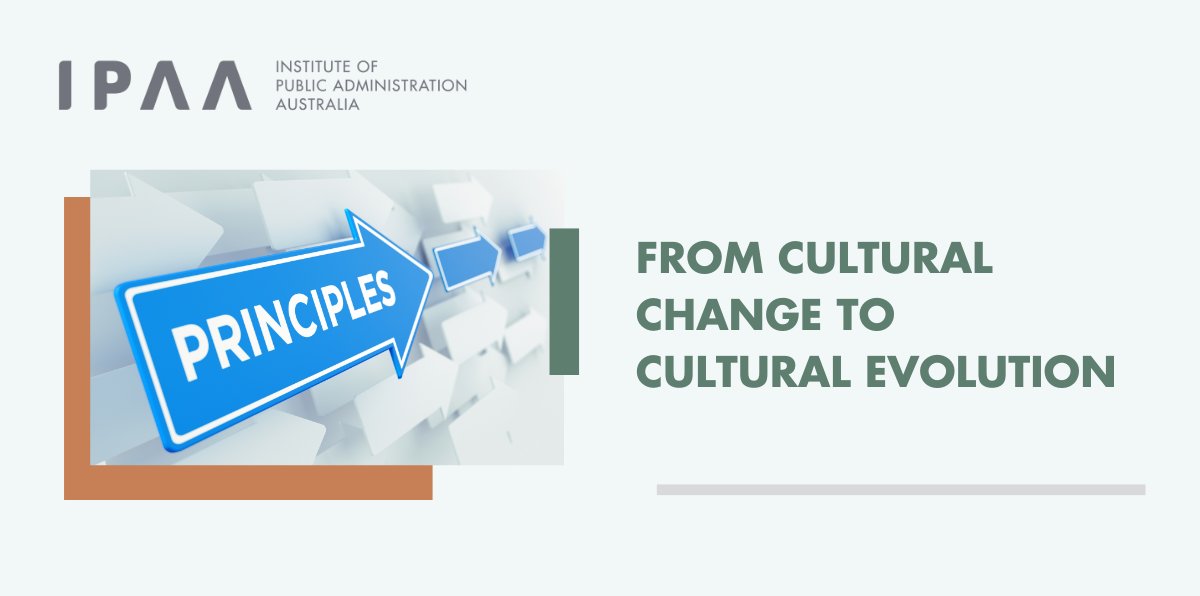 In this #PublicSectorHub article, Dr @FionaBuick from @UNSWCanberra calls on leaders to prioritise #behaviouralchange and #culturalevolution. Read more: ipaa.org.au/from-cultural-…