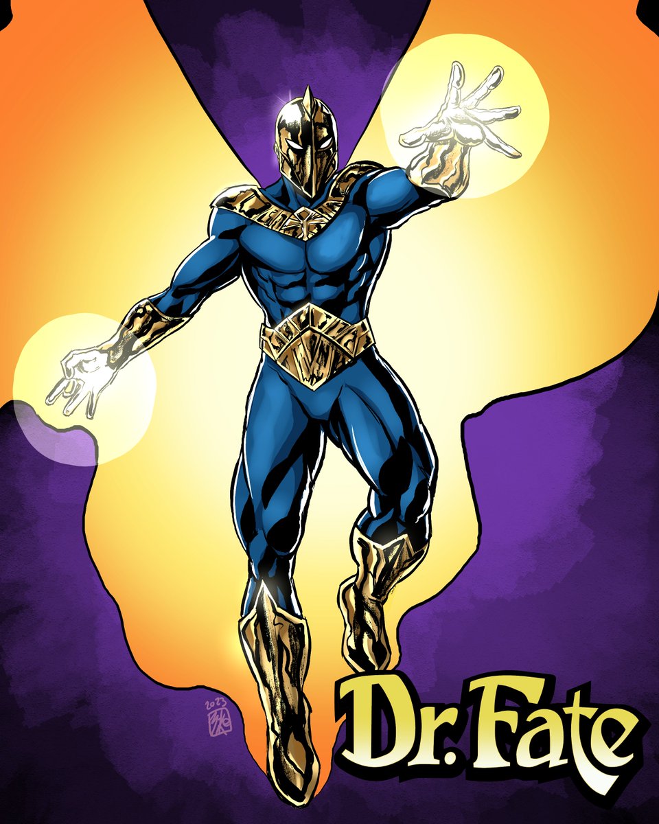 Dr. Fate- 5/31  ☥

#DCember #inktober2023 #DrFate #Batman #DC #Superhero #dccomics #comicart #comics