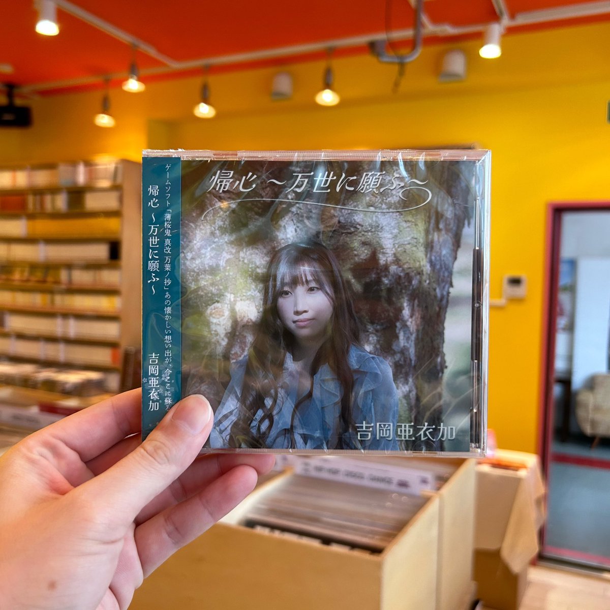 🌸本日入荷🌸#吉岡亜衣加『帰心～万世に願ふ～』数多くの「#薄桜鬼」シリーズの主題歌を担当している吉岡亜衣加がついにシリーズ史上初、吉岡本人作詞・作曲の「薄桜鬼 真改 万葉ノ抄」主題歌。世界観を誰よりも熟知した彼女ならではの楽曲。☟ご購入はこちら☟ultra-shibuya.com/products/45261…