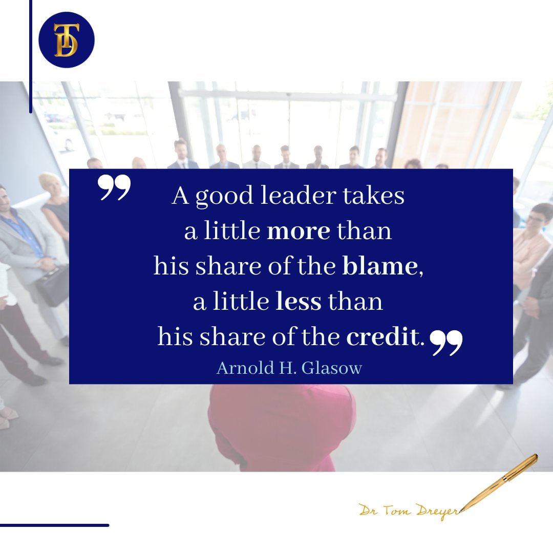 drtomdreyer's tweet photo. True leaders don’t seek the spotlight; they seek solutions. They accept responsibility, learn from mistakes, and elevate others.
Today, take a moment to acknowledge someone else's contribution. 💪
#LeadershipDevelopment #Inspiration #LeadWithHumility #drtomdreyer https://t.co/mtQyblliSp
