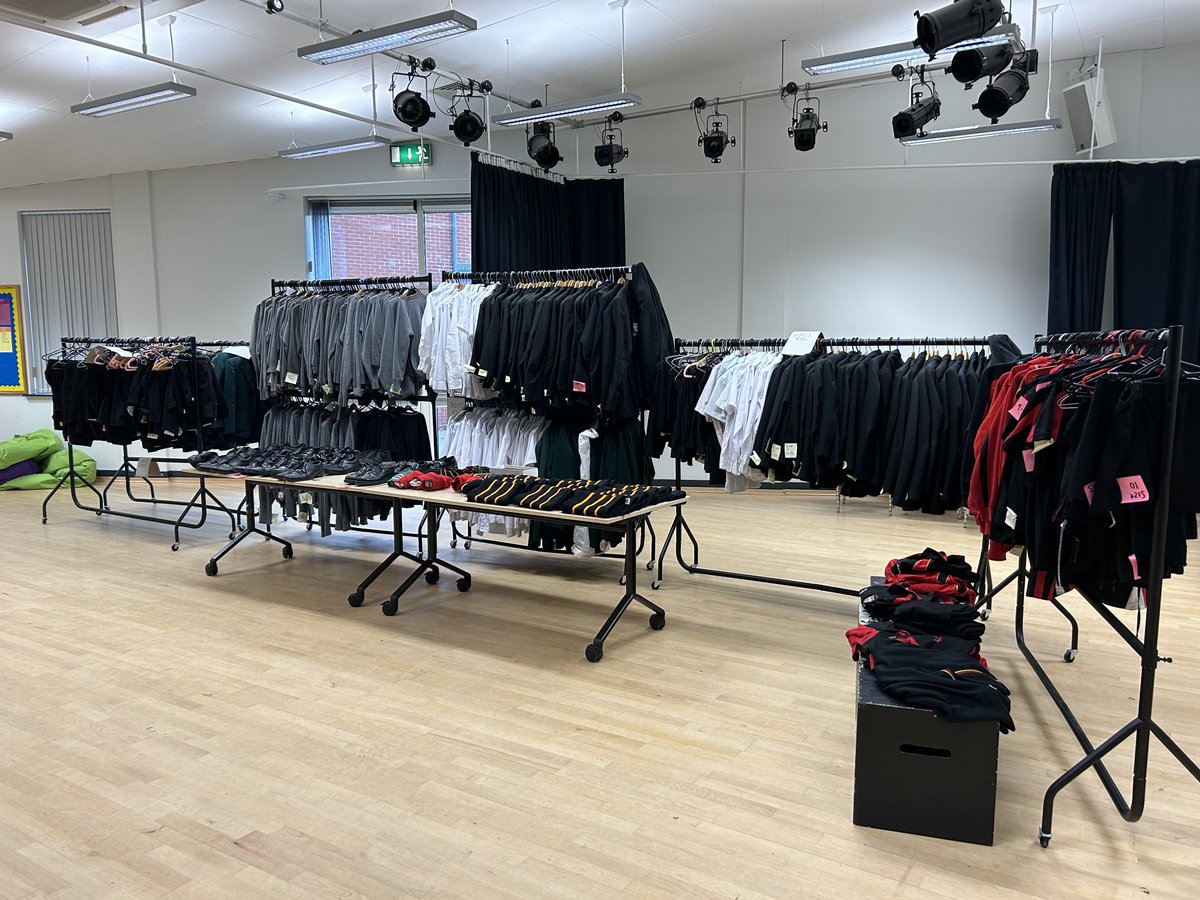 𝗣𝗼𝗽 𝗨𝗽 𝗨𝗻𝗶𝗳𝗼𝗿𝗺 𝗦𝗵𝗼𝗽👔 Reminder: Pop Up Uniform Shop is open today until 2:30pm. This is open to all parents/carers of all year groups.