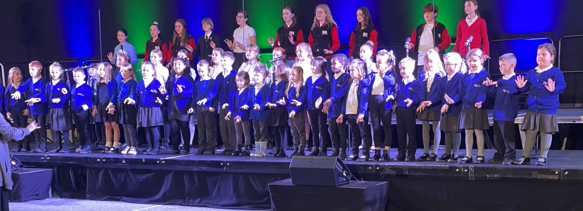 Wow just wow - our children were amazing at the Rainbow Connections Concert at Doncaster Dome last night <a href="/Rainbowconn/">Rainbow Connection</a>