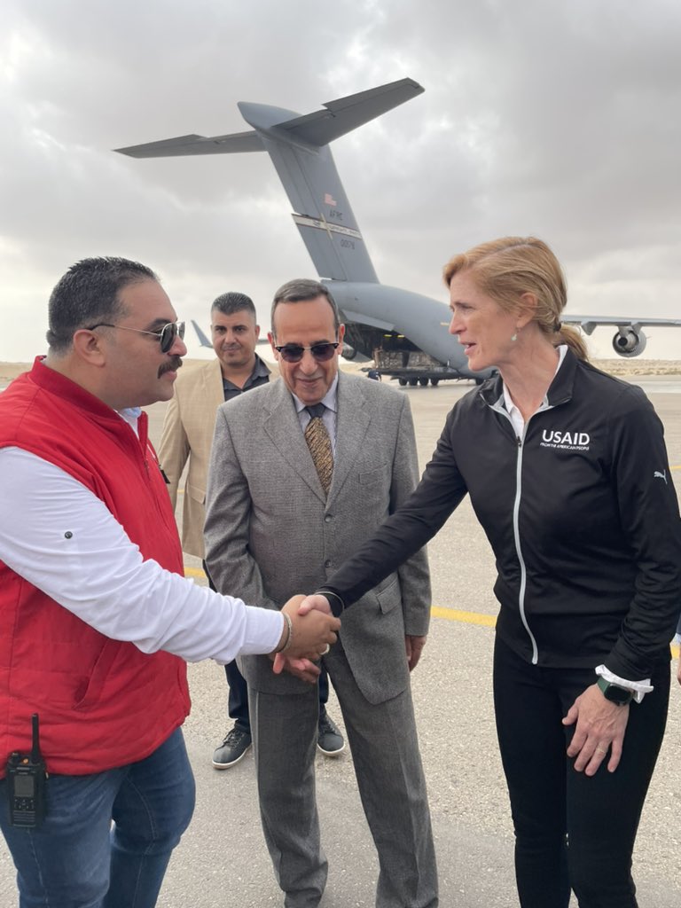 Just arrived in El-Arish, Egypt, the hub for intl humanitarian assistance crossing into Gaza. More must be done to protect civilians and accelerate the pace of life-saving assistance reaching the people of Gaza.