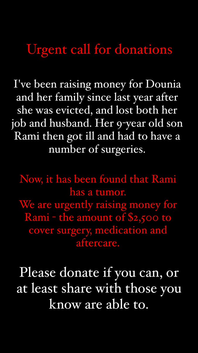 angriestcomrade's tweet photo. Please donate if you can, or at least share with those you know are able to and ask them to get in touch with me. https://t.co/5QzNNKq9JX