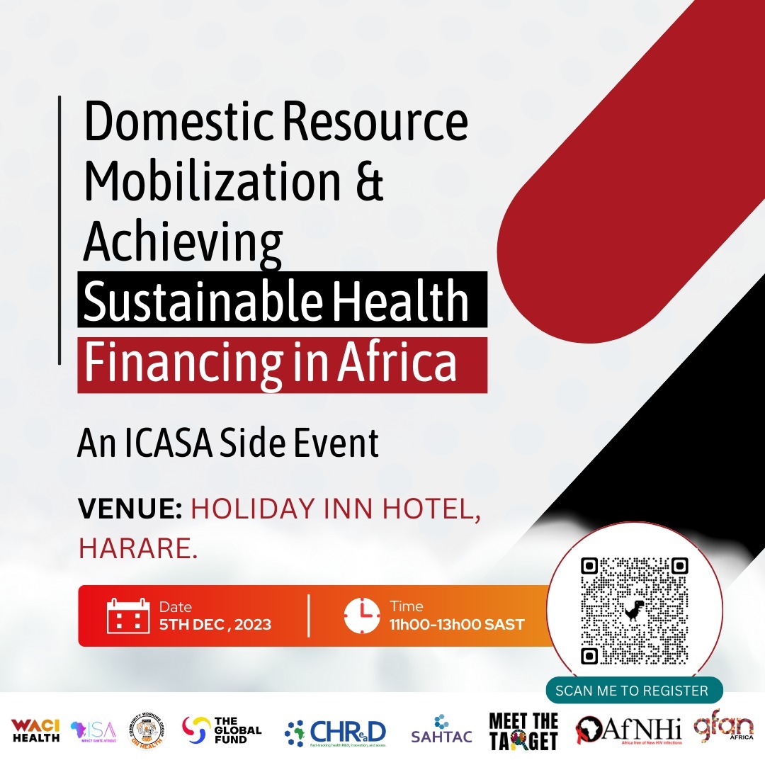 Achieving sustainable health financing requires a holistic approach that addresses the underlying causes of poor health outcomes, such as poverty, inequity, lack of education infrastructure.#EndTheEpidemics  #MeetTheTarget
#HealthForAll #InvestInHealth
#ICASA2023
    @Fahe_K