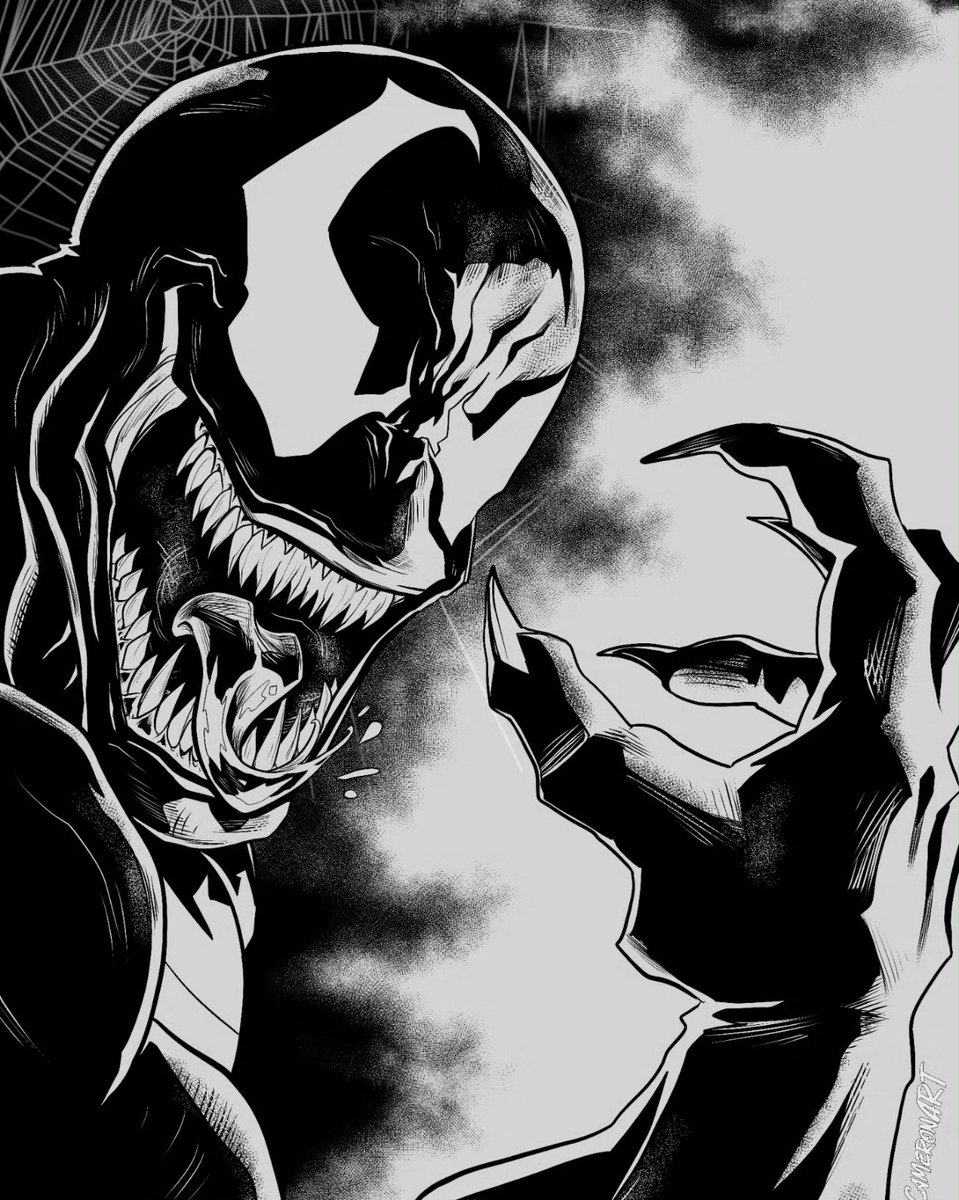 @Todd_McFarlane style Venom!
@VenomMovie #venom
#venomcomics #Marvel #marvelcomics #blackandwhite #art #artistoninstagram #artist #80scomics #fanart