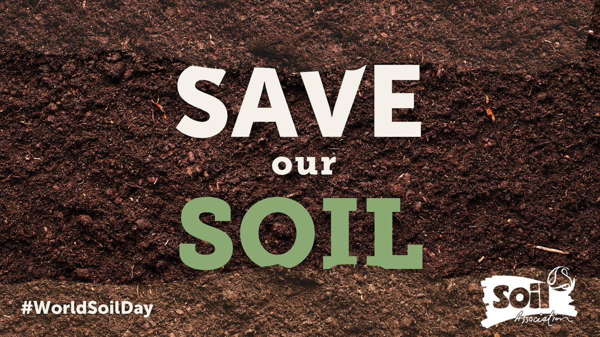 This #WorldSoilDay we're sending out an SOS. SAVE. OUR. SOIL. Because tomorrow is too late. 🤎🪱 Soil is the heart and soul of our planet, and we couldn't live without it. It's time we all stopped thinking of it as dirt. #WorldSoilDay2023