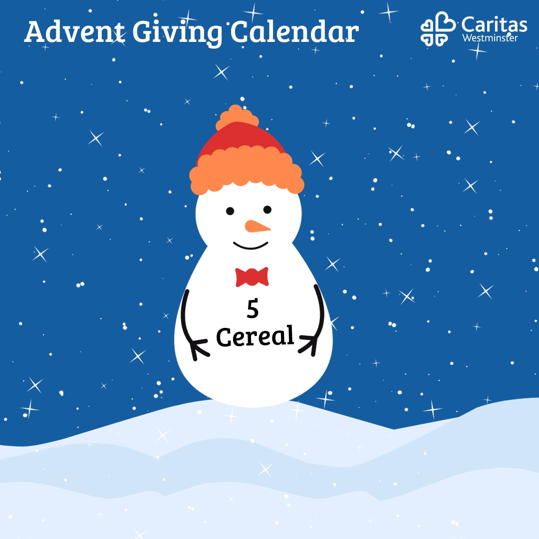 #AdventGivingCalendar - Day 5 Another day when we're spoilt for choice! Branflakes, cornflakes, porridge, Weetabix, muesli... Give a stranger a healthy start to their day, and give yourself a Ready Brek glow* as you put that packet into your trolley! *youtube.com/watch?v=LfRvrH…