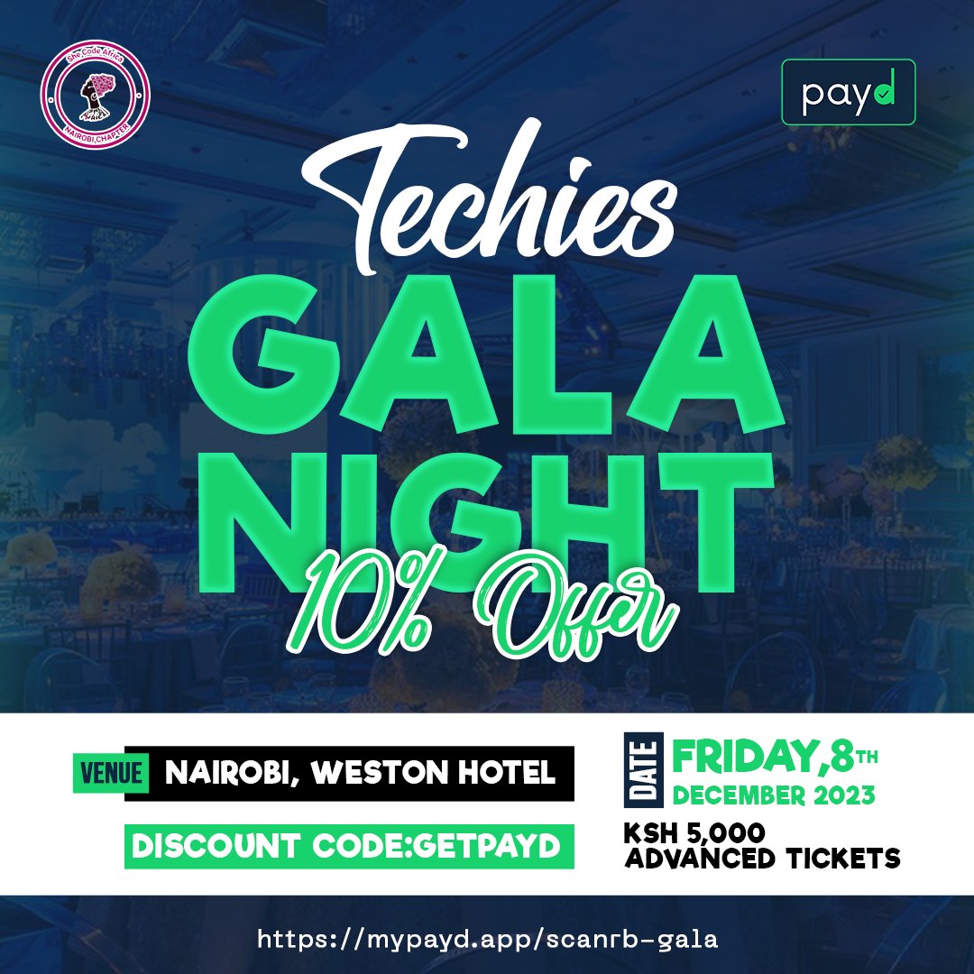 Who do you think will be the best dressed at the #TechiesGalaNight?😂🤓

The most tagged techie will get 50% off their tickets courtesy of @its_benaiah.😂

PS: Techie = a tech bro or a tech sis. All are invited.😎