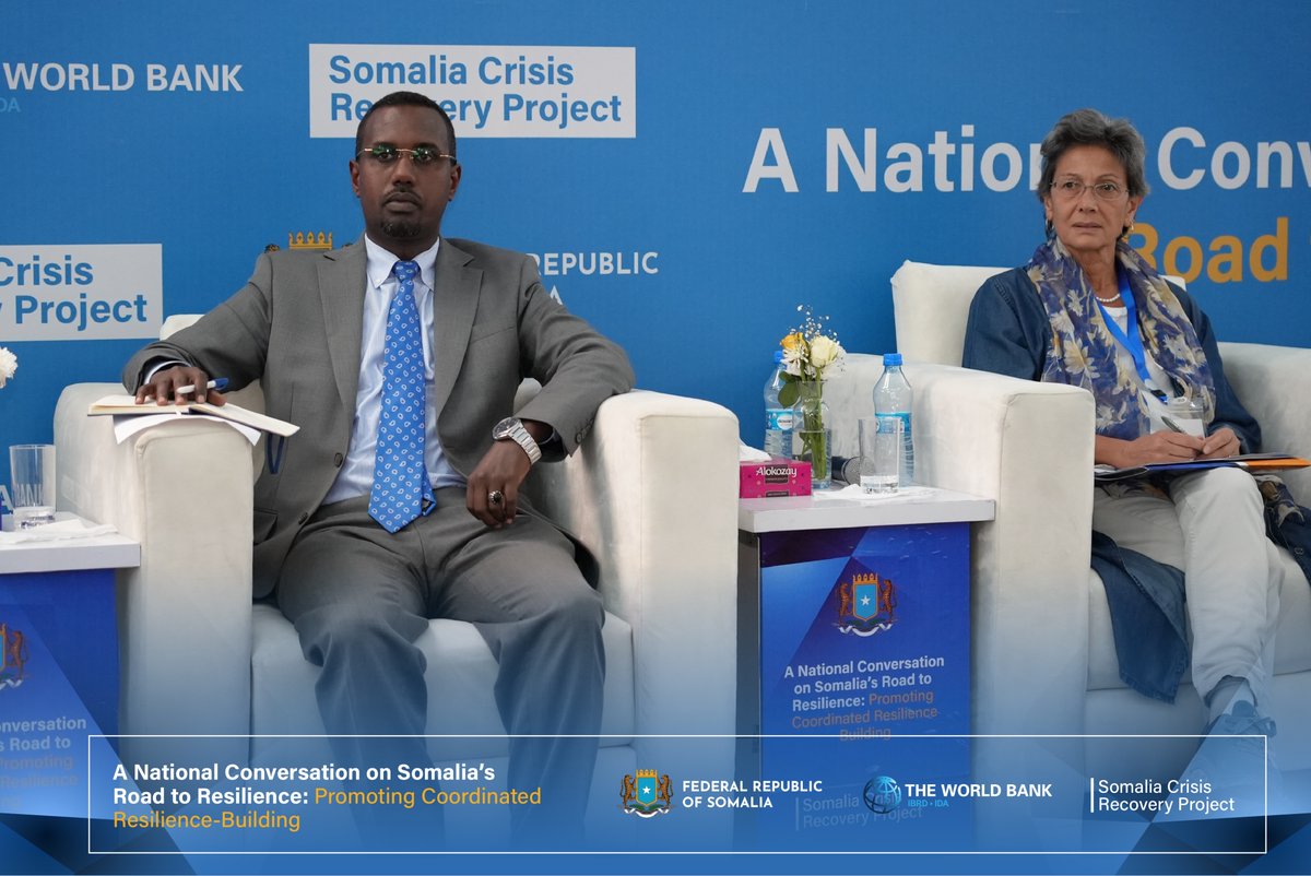 Currently on stage: Technical Session 5: 'Access to Resilient Health Systems'. Exploring crucial insights on enhancing healthcare preparedness for rapid and gradual crises. #SomaliRecovery #BuildingResilience #Kabasho #SomaliaR2R