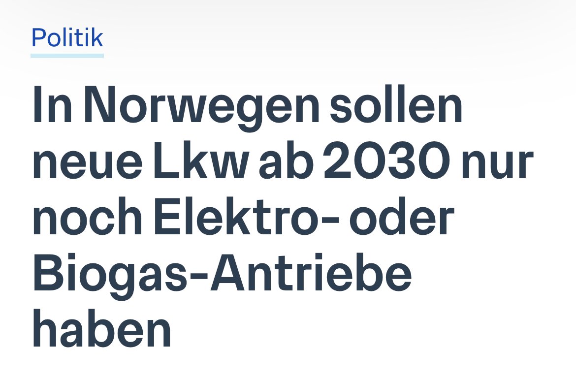 CoalDead's tweet photo. #Diesel-LKW in #Norwegen im Jahr 2030?
#byeByeDiesel
https://t.co/hG4h9bUR09 https://t.co/D79bjqY3gf