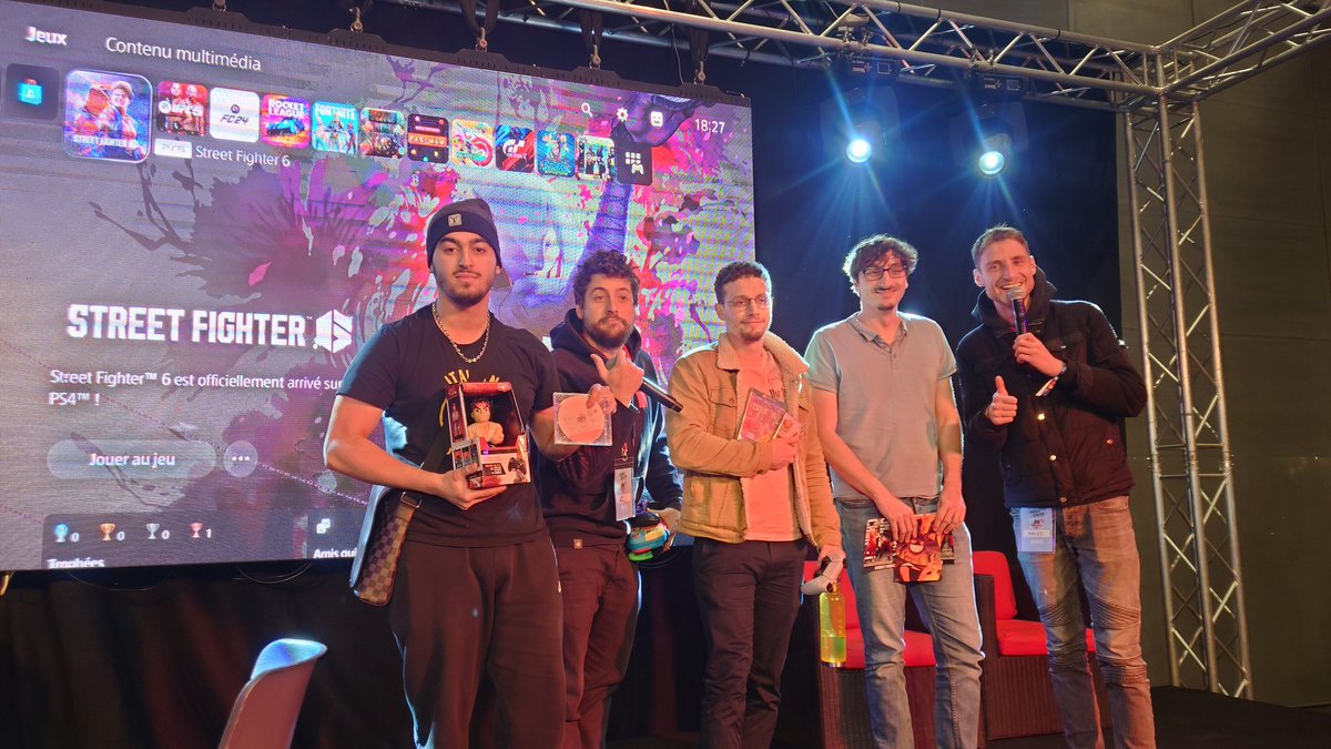 FuryVS_'s tweet photo. Résultats de la #ZoneTournoi 🏆 @GeekDaysShow Lille 👾  1/2
🎙️Avec @LuttiLutti_, @jules_thieb et VDLAmaury 

🩻 #MK1
🏆 Shoga
🥈 @skarox2
🥉 @AkiraRedgrave

🥊 #UFC5
🏆 OC @LordUure
🥈 Susu
🥉 @vincezoo7807

🥋 #SF6
🏆 VGY @Pulga_Alma
🥈FFC Ryuuk
🥉 @MeNeMeNsss

#Furyvs #fgc https://t.co/JJIGjdLExK