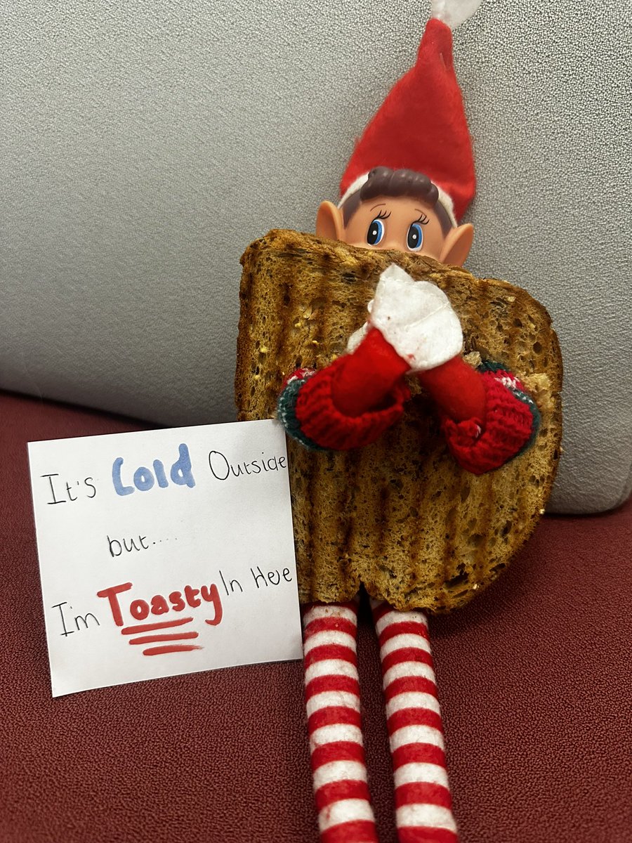 ❄️🎶“Baby it’s cold outside”🎶❄️

#Elfie #ChristmasInTheOffice #2023 #Toasty #Cold