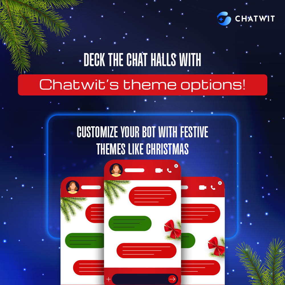 Want a chatbot that looks as good as it sounds? Try #Chatwit.

It lets you customize the visual interface of the #chatbot. Choose from various themes, colors, fonts, and avatars. Make the chatbot suit your brand and personality. 

Join the waitlist
chatwit.ai/waitlist