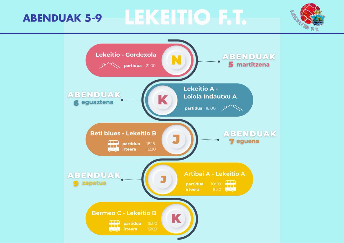 Aste hobetako partiduak