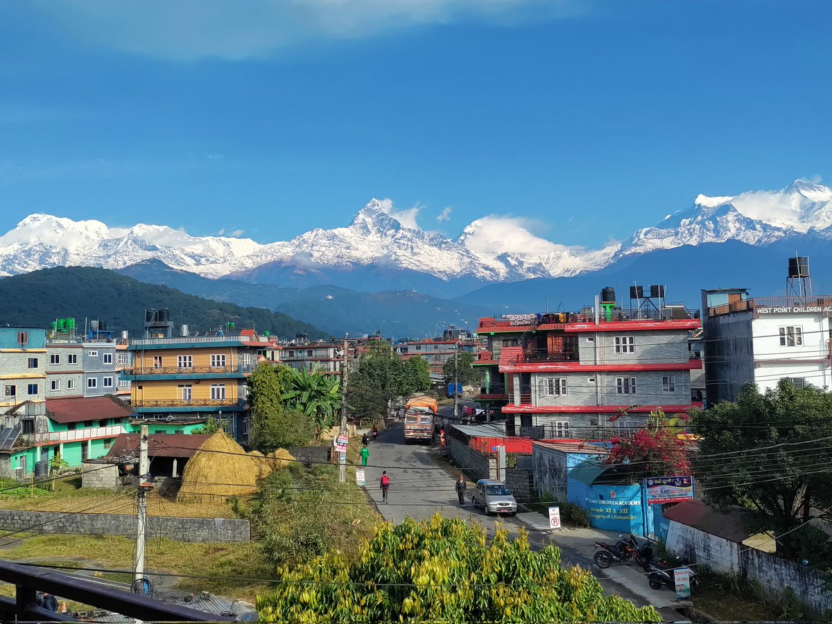 Waking up to this view is just WOW 
Looking like a WOW😃😃
#proud_to_be_a_pokhreli