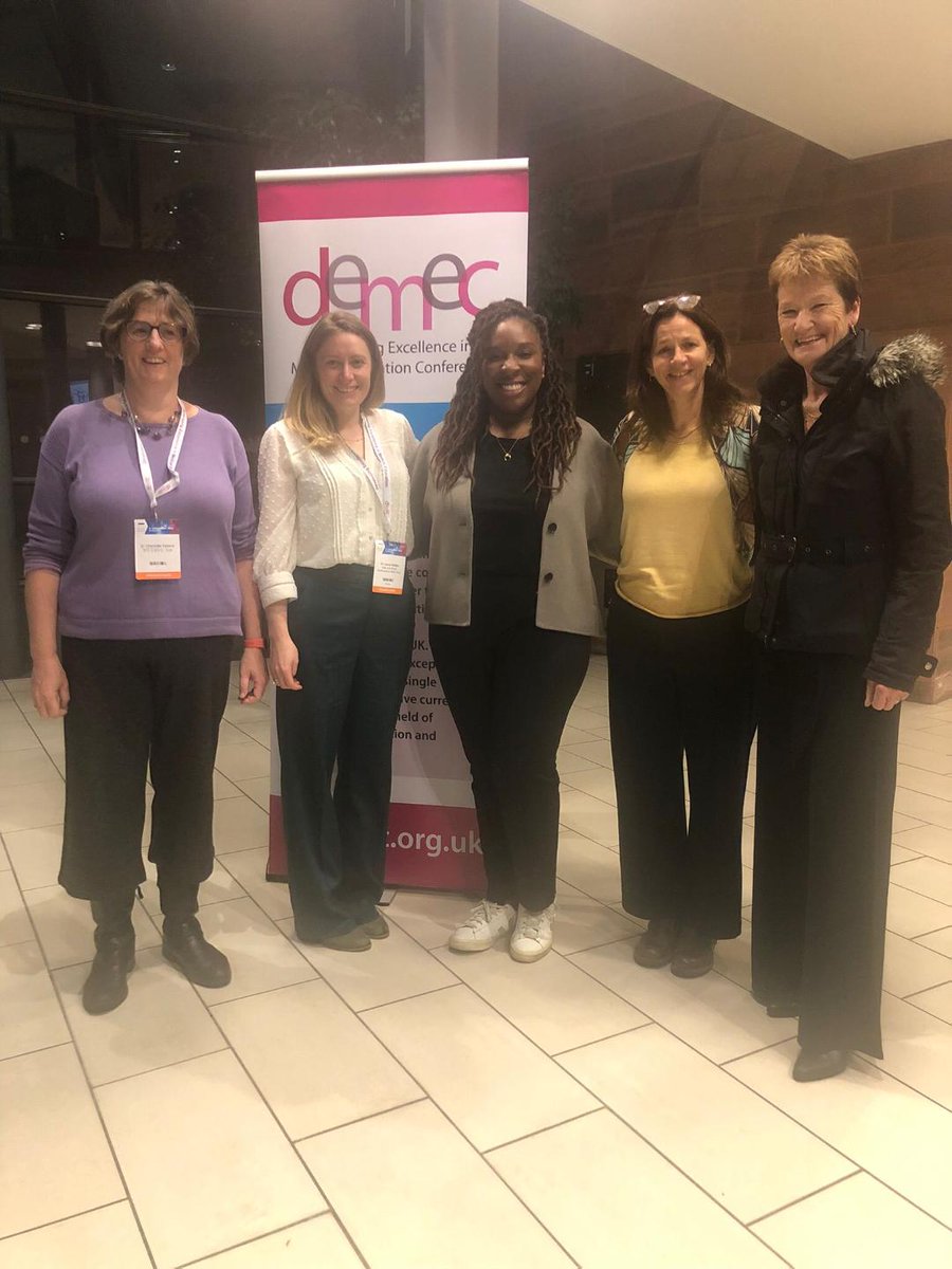 CambGHP's tweet photo. CGHP director @evelyn_brealey co-presented a workshop on the East of England Global Health Fellowship programme at #DEMEC2023 yesterday - pictured here with former GHFs Laura Hobbs & Barida Poi, & Drs Charlotte Patient & Jane MacDougall.
@NHSHEE_EoE @NHSE_WTE #DEMEC https://t.co/psHqlfqm2C