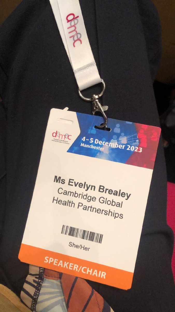 CambGHP's tweet photo. CGHP director @evelyn_brealey co-presented a workshop on the East of England Global Health Fellowship programme at #DEMEC2023 yesterday - pictured here with former GHFs Laura Hobbs & Barida Poi, & Drs Charlotte Patient & Jane MacDougall.
@NHSHEE_EoE @NHSE_WTE #DEMEC https://t.co/psHqlfqm2C
