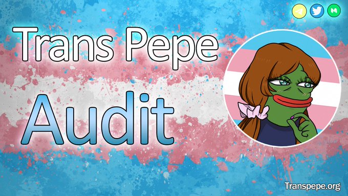Transspepe's tweet photo. In Trans Pepe, you'll always feel at home! 🏳️‍⚧️🐸

With a commitment to security and integrity, we're dedicated to ensuring a safe and dependable experience for our community. 🤍

Visit our Audit to find out more! 🔓
⬇️
https://t.co/kUvLZdnjan

#cryptocurrency https://t.co/MzfYQCtgac