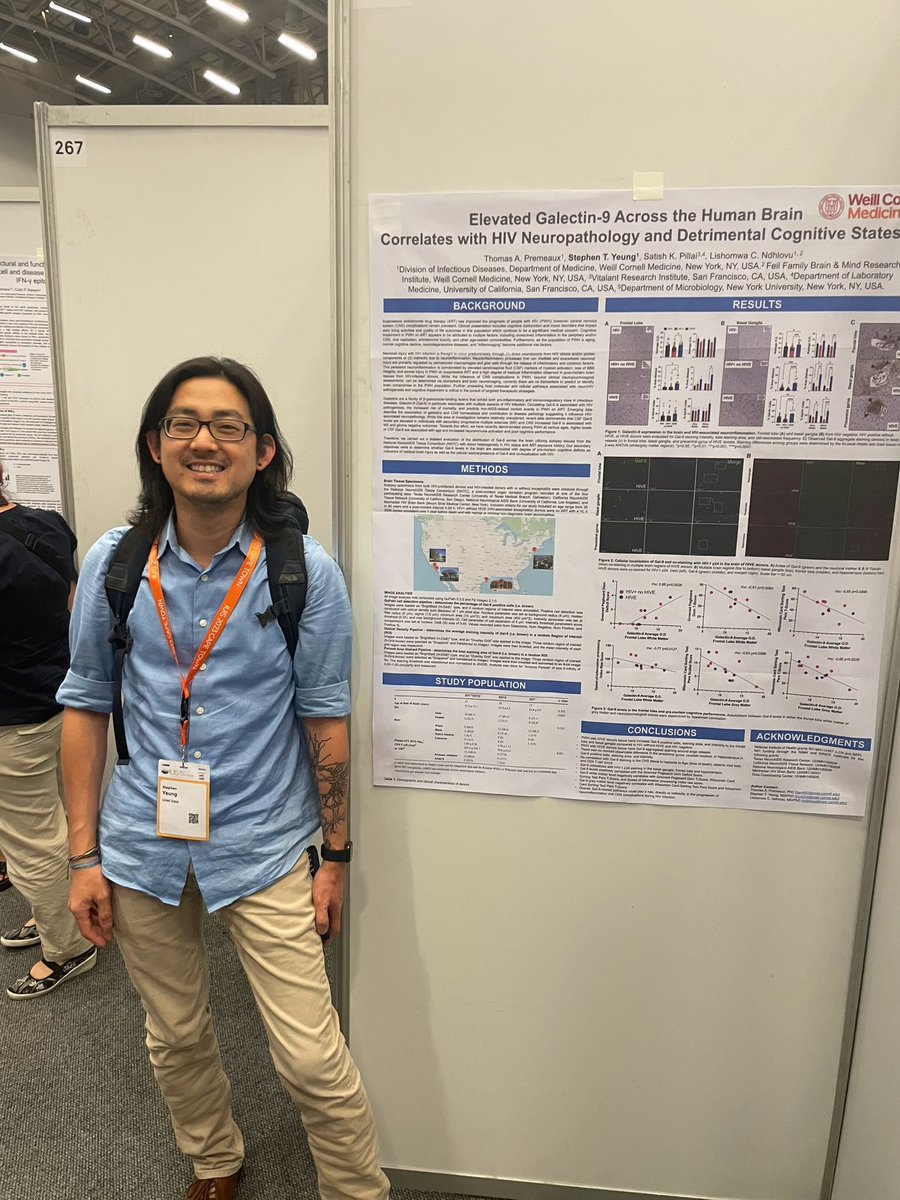 Had a great time presenting some of my research on Galectin-9 and HIV Neuropathology at #IUIS2023! @iuis_online #HIV #immunology #galectin #LGBTinSTEM