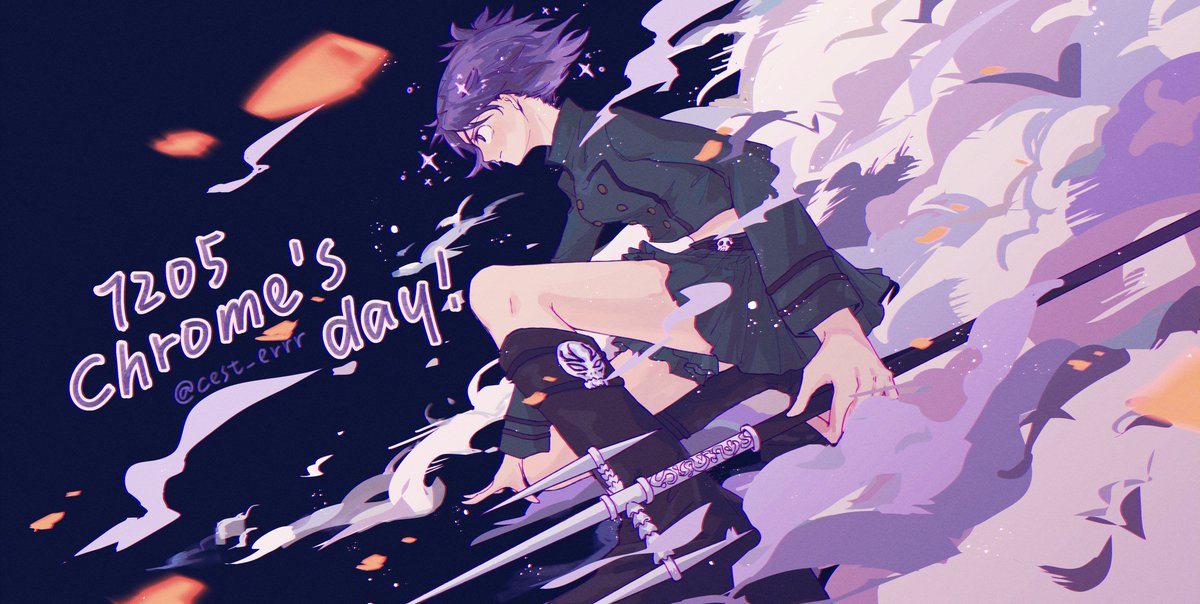 Happy Chrome’s Day💀
#クローム髑髏生誕祭2023 
#クローム髑髏誕生祭2023