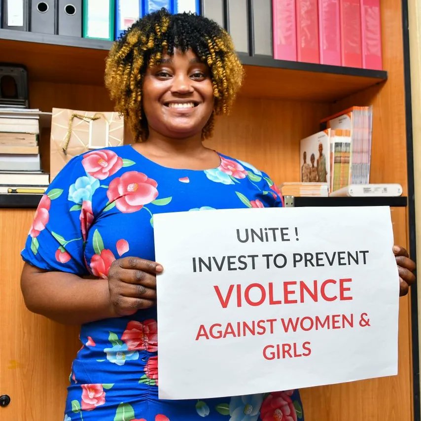 'UNITE! Invest to prevent violence against women and girls'
#16DaysOfActivism #BreakTheSilence #NoExcuse 
#16Days #OrangeWorld #16DaysOfActivismAgainstGenderBasedViolence
