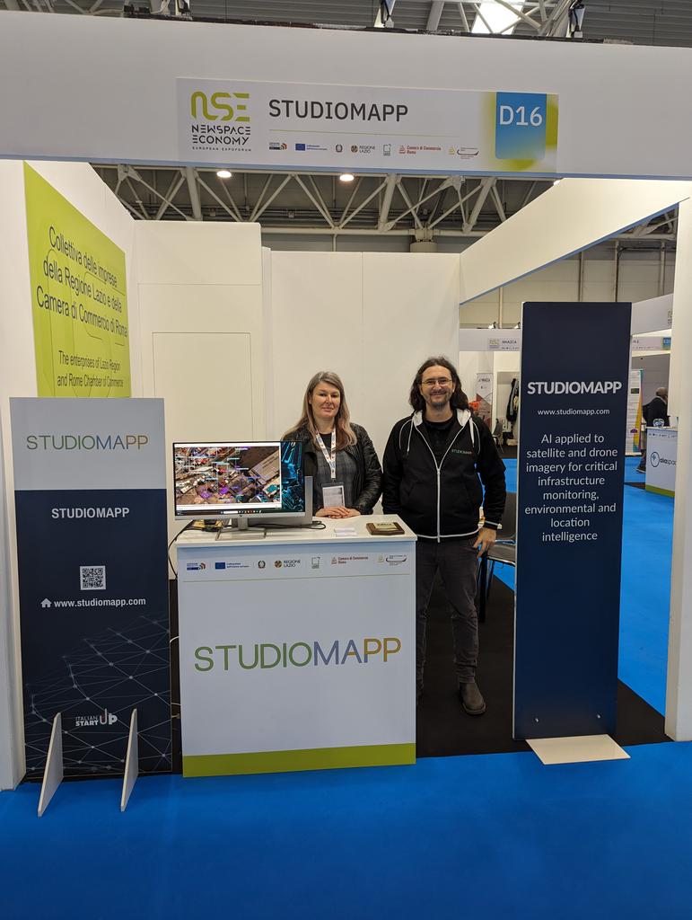 Studiomapp (@studiomapp) on Twitter photo Ready to kick off #NSE2023 <a href="/NSEexpoforum/">NewSpace Economy ExpoForum #NSE2025 🇮🇹</a> at <a href="/FieraRoma/">Fiera Roma</a>: let's meet and discuss how we can work together with #AI applied to #remotesensing data to accelerate the transition to a #sustainable and #safer #future! Ready to kick off #NSE2023 <a href="/NSEexpoforum/">NewSpace Economy ExpoForum #NSE2025 🇮🇹</a> at <a href="/FieraRoma/">Fiera Roma</a>: let's meet and discuss how we can work together with #AI applied to #remotesensing data to accelerate the transition to a #sustainable and #safer #future!
