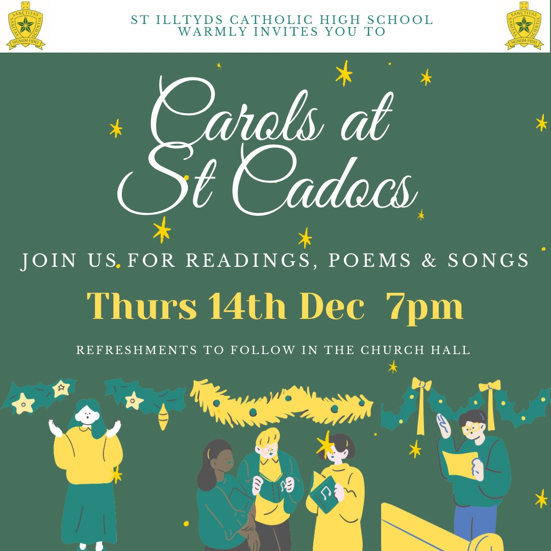 Carols at St Cadoc’s 14th December 2023 7pm: The post Carols at St Cadoc’s 14th December 2023 7pm appeared first on St. Illtyd’s Catholic High School. dlvr.it/Szk4Kl