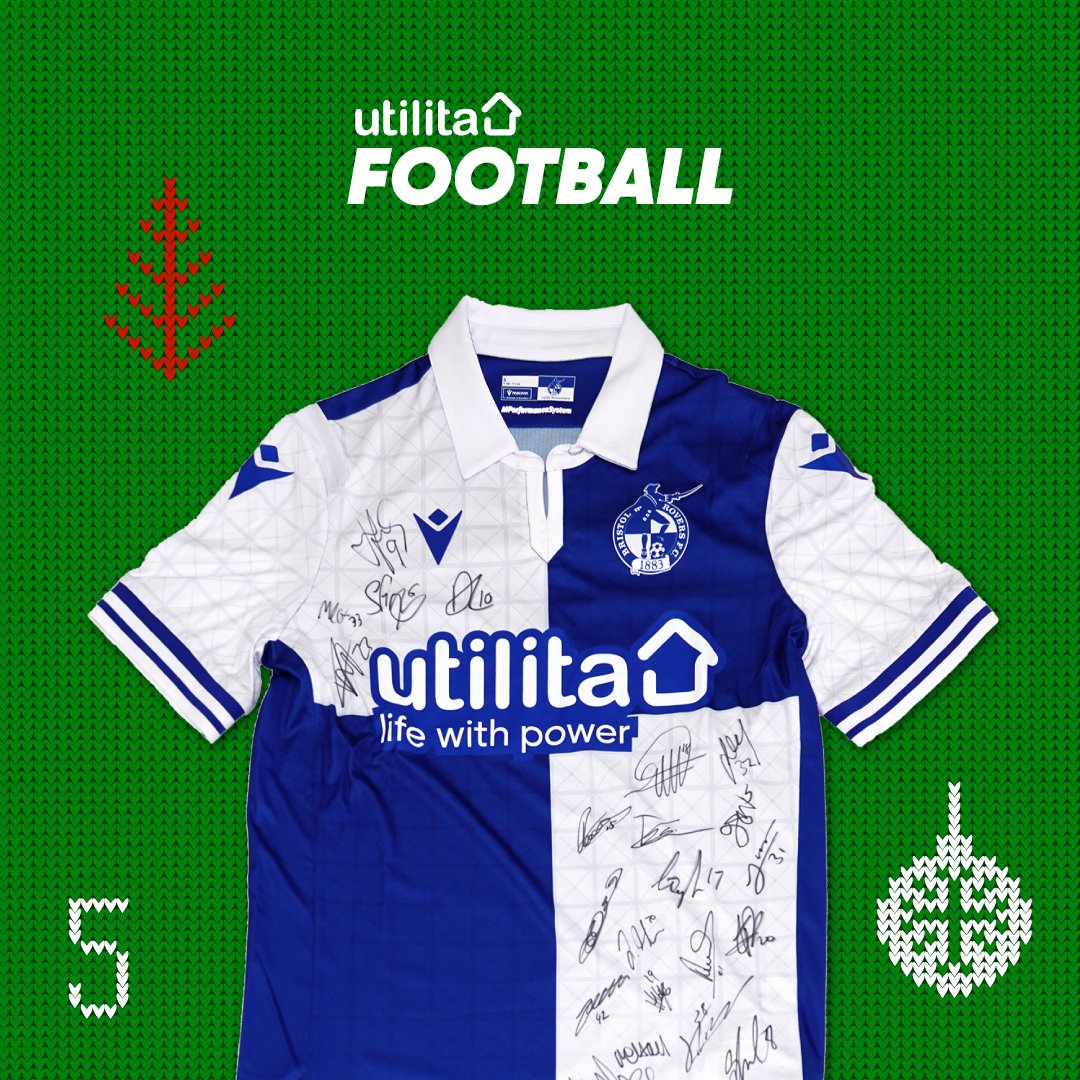 Utilita Football (@utilitafootball) on Twitter photo ๐ ๐๐
๐๐๐ฏ๐๐ง๐ญ ๐๐๐ฅ๐๐ง๐๐๐ซ ๐
โ๏ธ Win yourself this 23/24 signed <a href="/Official_BRFC/">Bristol Rovers</a> home shirt for Christmas!
RT, follow us and tag a mate for the chance to win - winners will be notified by DM
โ Entries close 10am December 6th
#UFAdventCalendar ๐ | #BristolRovers ๐ ๐๐
๐๐๐ฏ๐๐ง๐ญ ๐๐๐ฅ๐๐ง๐๐๐ซ ๐
โ๏ธ Win yourself this 23/24 signed <a href="/Official_BRFC/">Bristol Rovers</a> home shirt for Christmas!
RT, follow us and tag a mate for the chance to win - winners will be notified by DM
โ Entries close 10am December 6th
#UFAdventCalendar ๐ | #BristolRovers