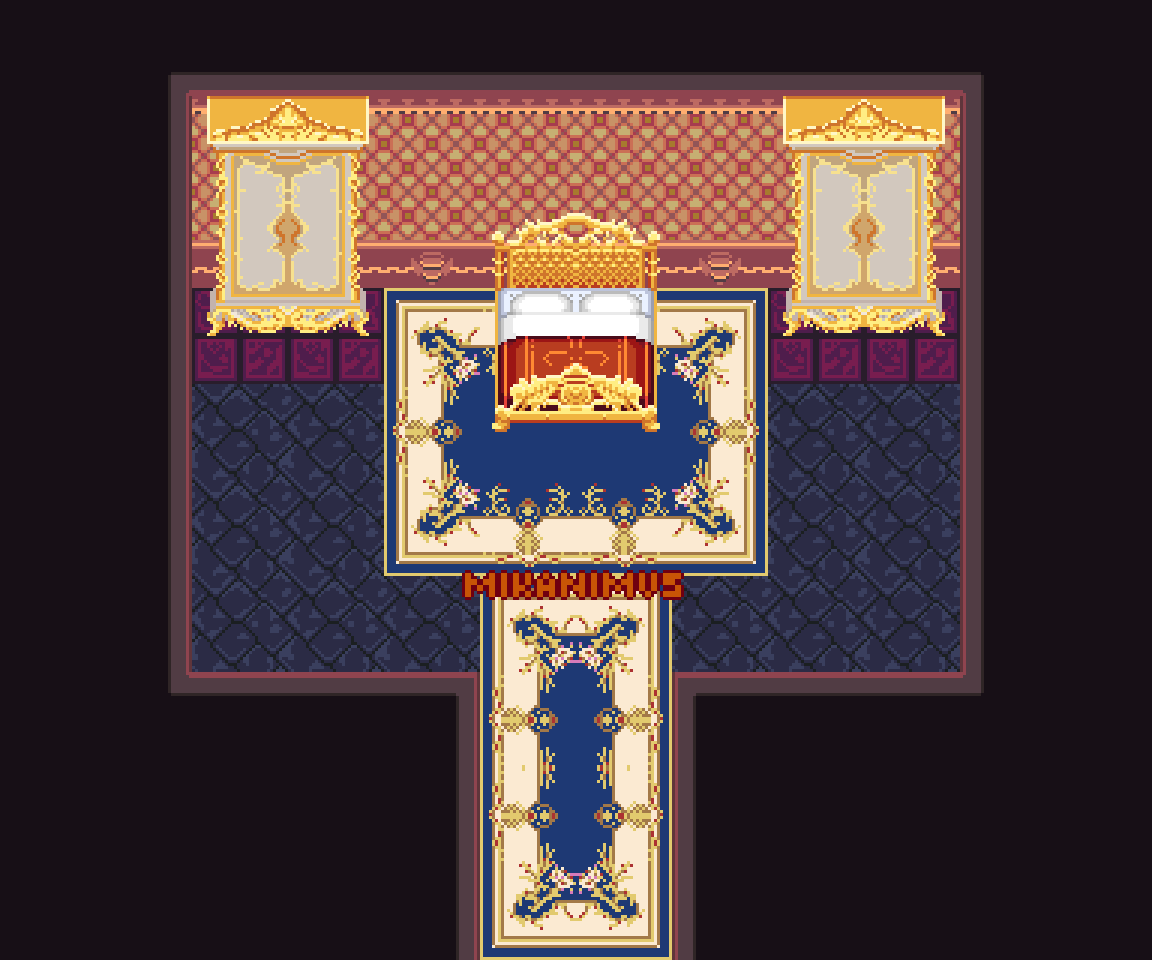 The wardrobe and the carpet in addition

#pixelart