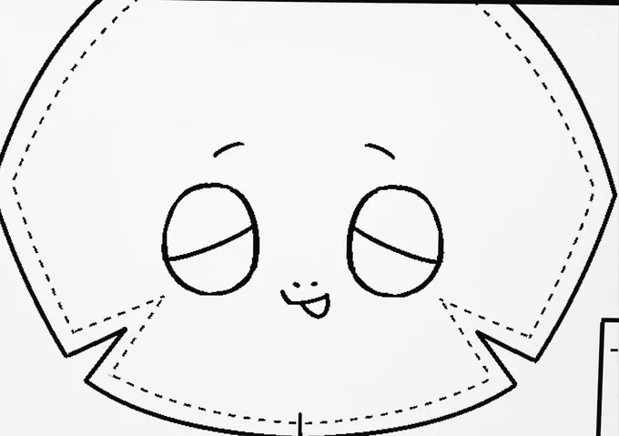 この顔可愛すぎてこれ以上可愛いぬいが作れる気がしないの悔しい 