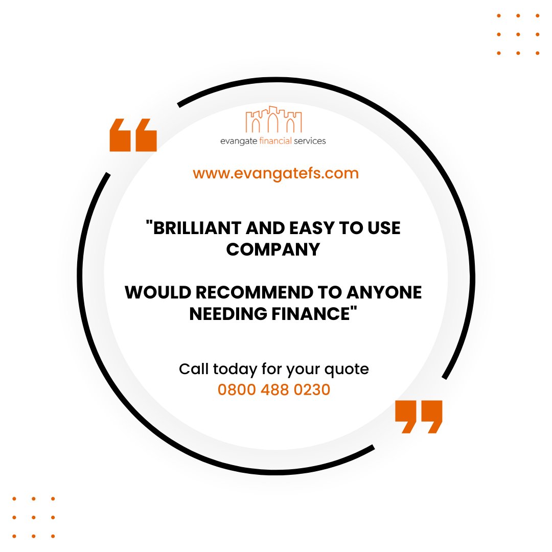 📢 TESTIMONIAL TUESDAY
🌟 Grow with Evangate Financial Services Limited.
😍 Access funding solutions designed for your business.
⚡ Enjoy excellent customer service and reliable funding options.
🤝 Trust in the expertise of a professional finance broker.

#BusinessFinance