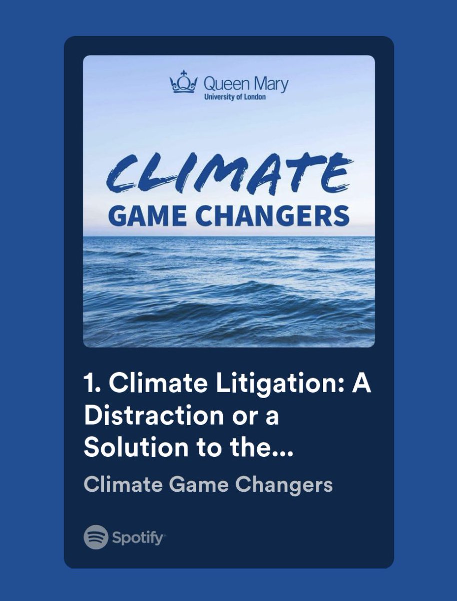 Aref Shams (@arefshams1) on Twitter photo “Climate Game Changers” podcast is online! Thank you so much <a href="/TibisayMorgandi/">Tibisay Morgandi</a> and @GennaioliC for hosting an engaging conversation about climate litigation with Carolina Arlota and myself!
Listen at open.spotify.com/episode/1GtWvv… “Climate Game Changers” podcast is online! Thank you so much <a href="/TibisayMorgandi/">Tibisay Morgandi</a> and @GennaioliC for hosting an engaging conversation about climate litigation with Carolina Arlota and myself!
Listen at open.spotify.com/episode/1GtWvv…